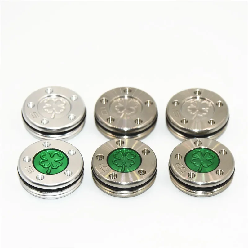 2 Pezzi Putter Pesi Verde Fortunato Quadrifoglio Trifoglio Pesi Per Titleist Scotty Cameron Putter Accessori Da Golf
