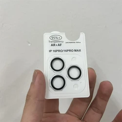 Premium Tempered Glass Camera Lens Protector - 16 16Plus (Silver)