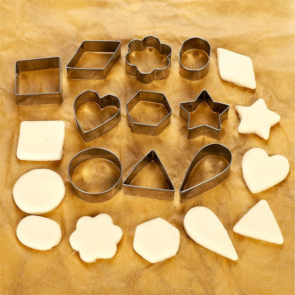 30pcs Stainless Steel Cookie Cutter Set – Includes various shapes for DIY fondant, cake... - SKU PCB12819 - UGI Packaging
