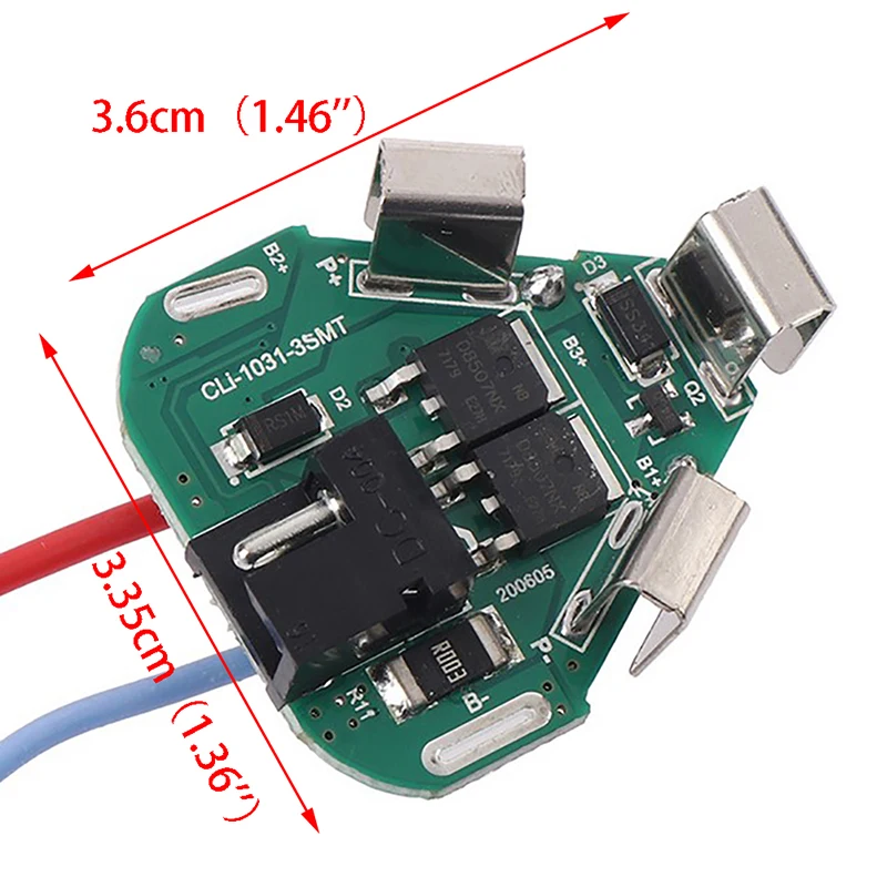 3S 12.6V 6A BMS Li-ion Lithium Battery Protection Board 18650 Power Bank Balancer Battery Equalizer Board for Electric Drill