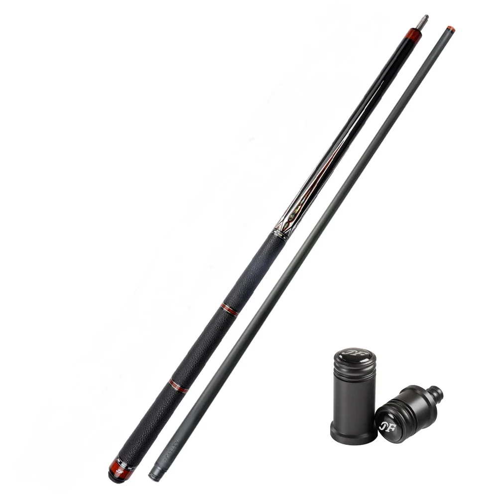 Jflowers-Carbon Fiber Billiards Cue JF20-21F, 12.5mm,Carbon