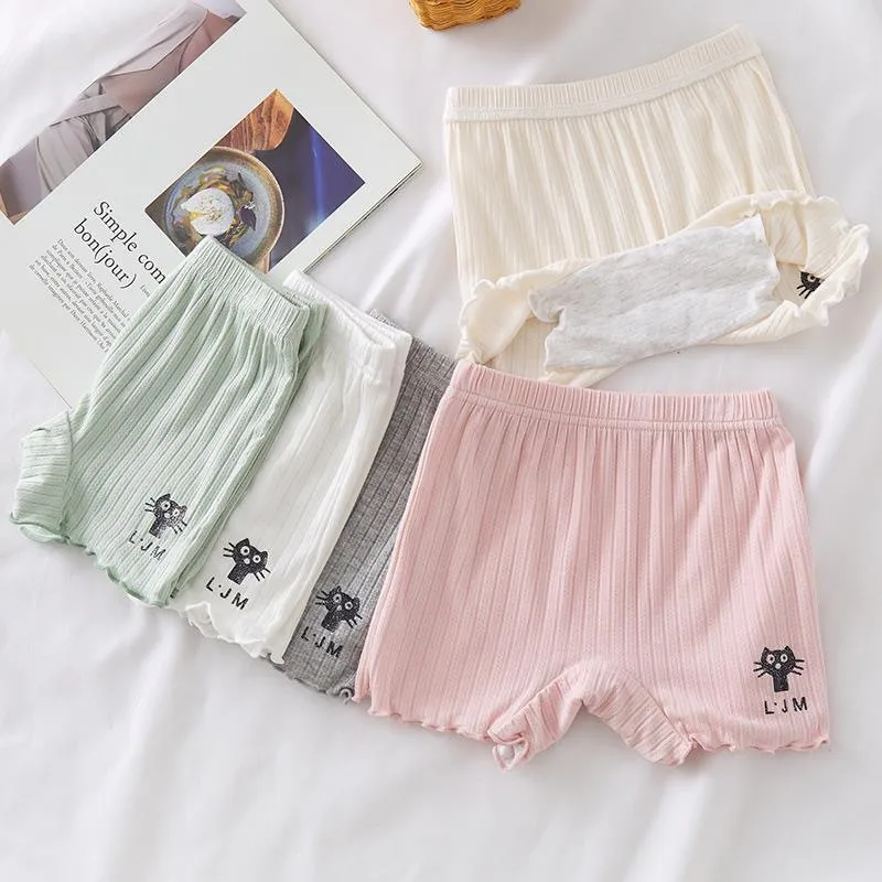 

Cotton Girls Safety Pants Kids Short Pants Underwear Children Summer Shorts Underpants For 2-9Years Old