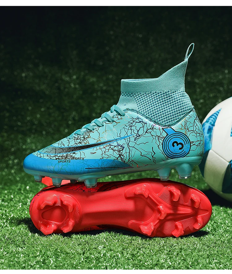 Long Spikes Society Herren Fußball Indoor Rasentraining Fast Field Boots Cleats Mann Turnschuhe Futsal Fußballschuhe_voghion.com