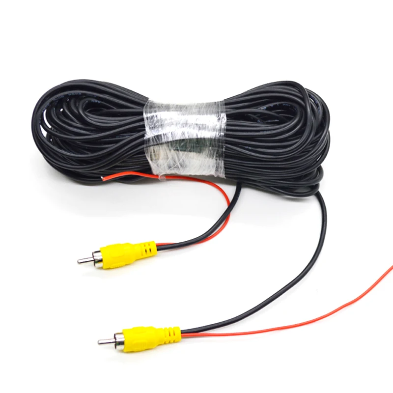 High-Quality Car Rear View Camera Video Extension Cable - Available in Multiple Lengths