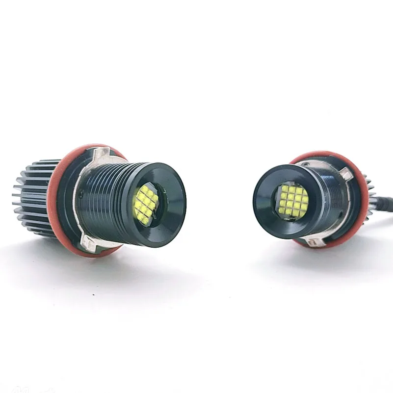2x 160W For BMW E39 E53 E60 E61 E64 E65 E66 E87 X3 X5 LED Angel Eye Halo Ring Ma