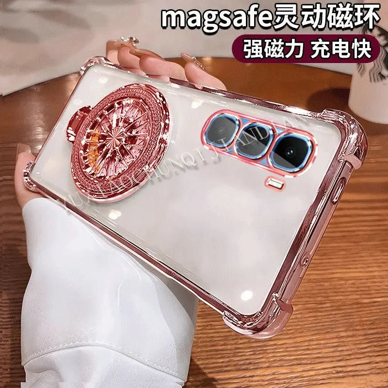 حافظة لهاتف انفينيكس هوت 60 برو بلس 60i مع حامل جي...