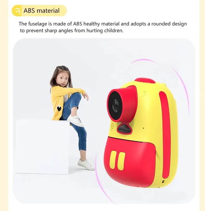 Children Mini Camera Instant Print Cameras For Girls Boys Kids  