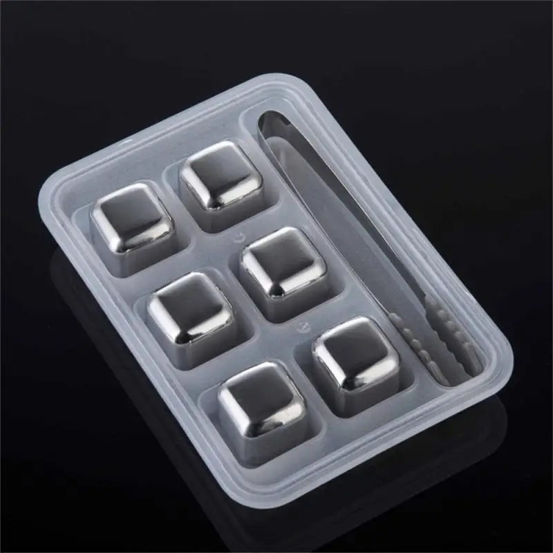 Metal Ice Cubes Convenient Versatile Beverage Blocks 304 Stainless Steel Durable Whiskey