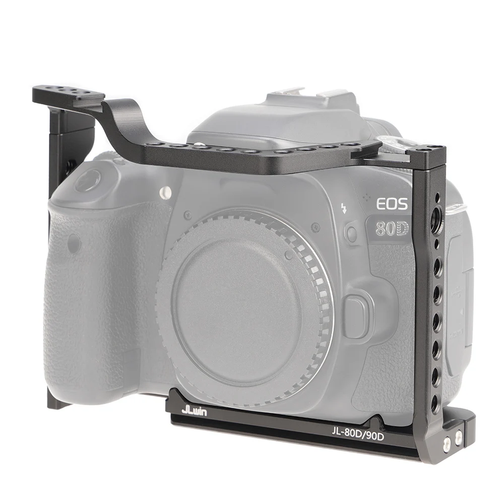 Fotga-alumínio Dslr Câmera Cage Kit Suporte para Canon 90d 80d 70d Fotografia Câmera Cage