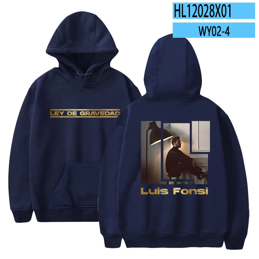 thumbnail image 1 of Sudadera con capucha de Luis Fonsi Merch Sudadera con capucha para hombre y mujer Nuevo álbum Estilo callejero Moda Cantante Sudadera con capucha de manga larga, 1 of 5
