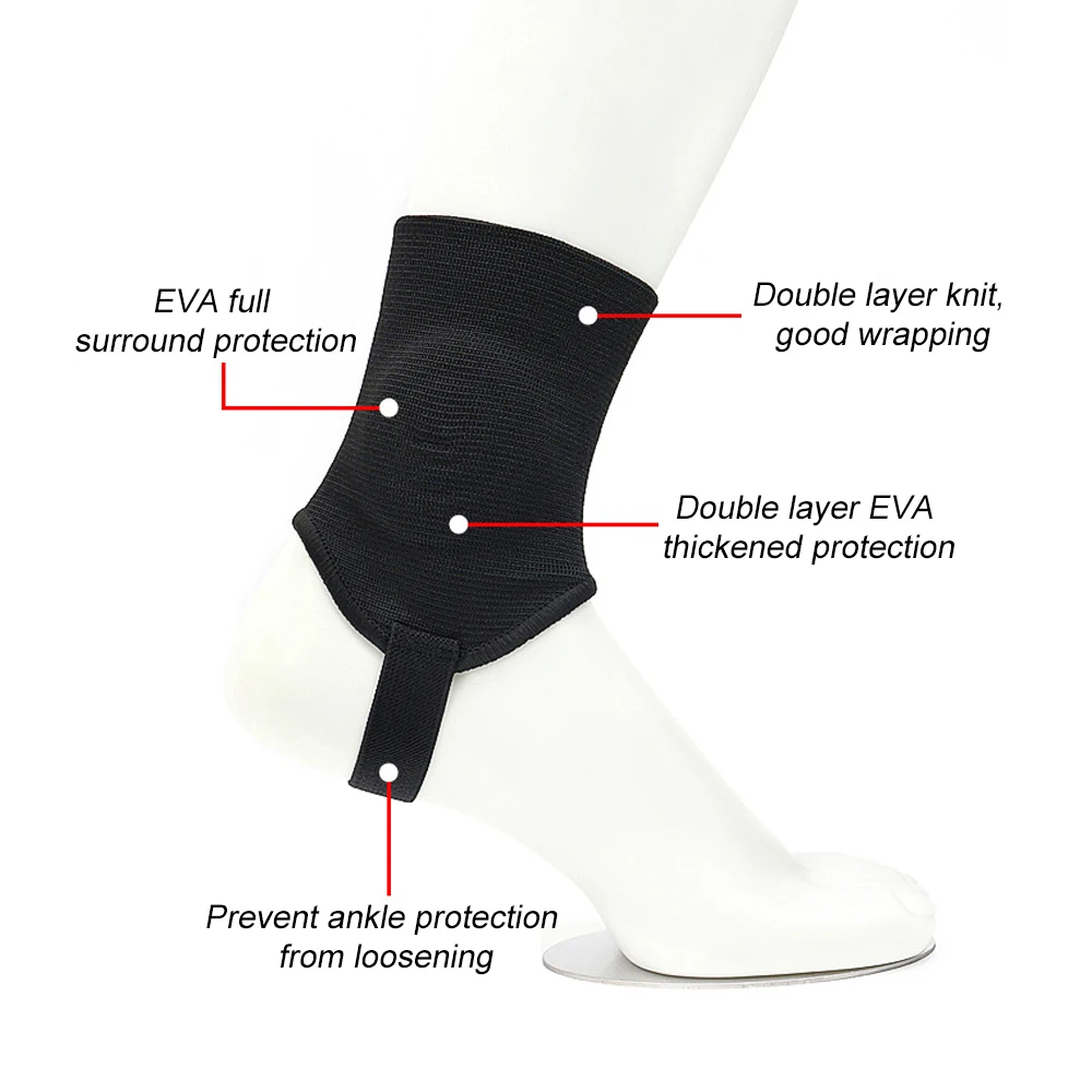 1 Pair Soccer Ankle Support Pad For Soccer Football Volleyballs Double Side Ankle Protections Pad Guard Protectors ankle support ankle support brace
