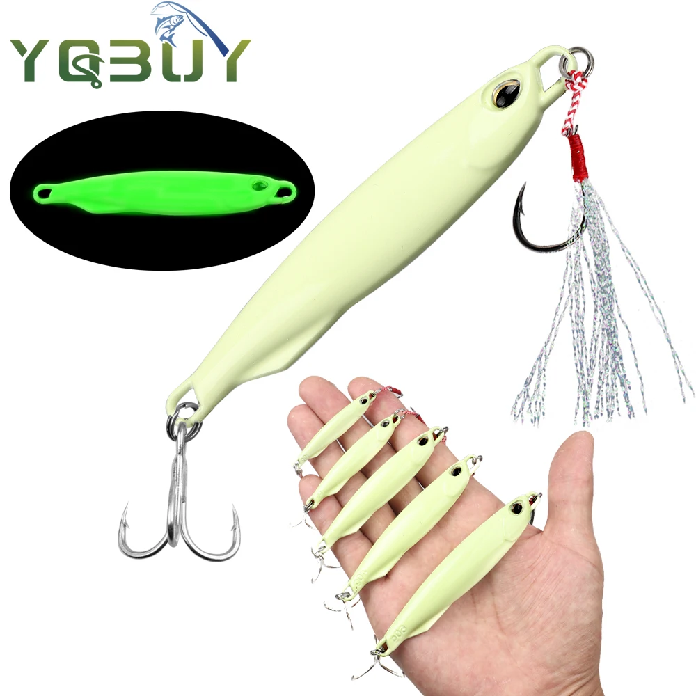 طعوم صيد معدنية مع خطاف دم ، طعم ملعقة صلب مضيء ، 10 جم ، 15 جم ، 20 جم ، 30 جم ، 40 جم ، 60 جم