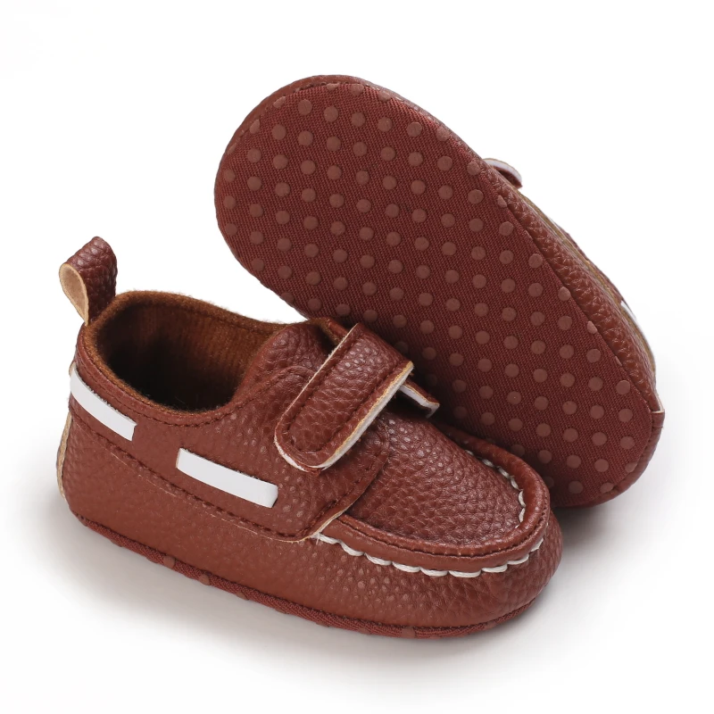 Classic Fashion Boys And Girls Flat Walking Shoes Loafers Canvas Non-slip Shoes For Newborn Babies First Walker Walking Shoes 4