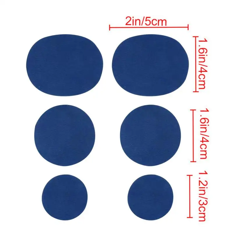 Shoe Patches for Holes Anti-Wear Adhesive Toe Hole Repair Patches Footwear Repair Supplies for Sneakers Cloth Shoes Belts High