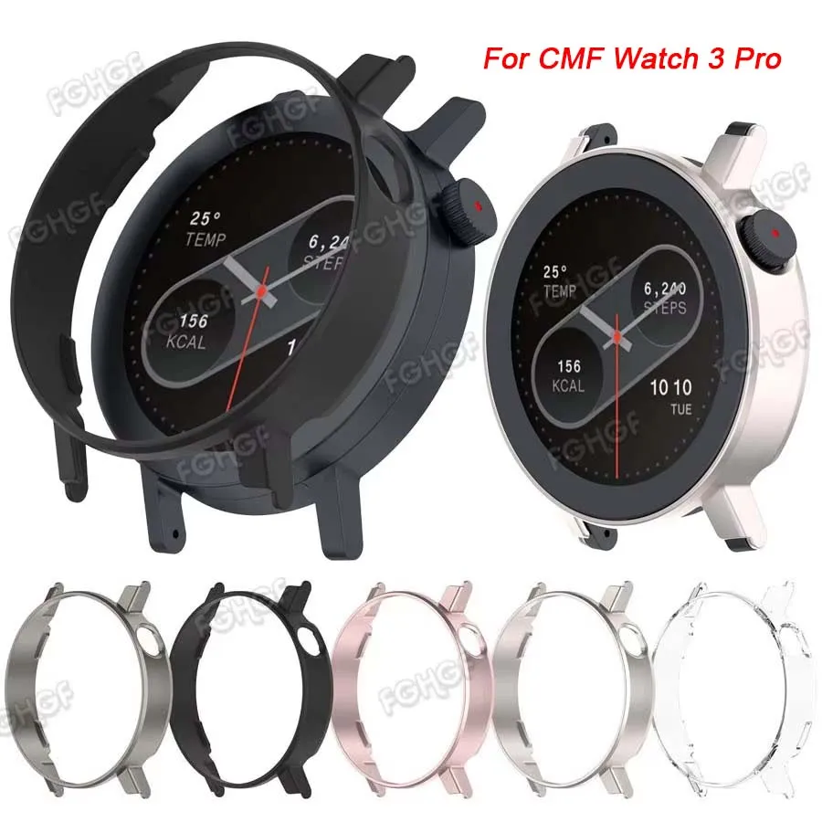 Durable Hard PC Protective Smart Watch Cover - Enhanced Bumper Frame Protector Accessories