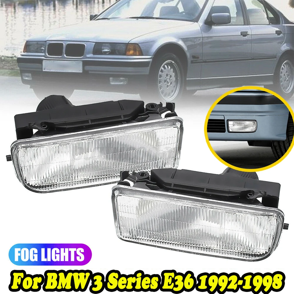 

Front Bumper Fog Lights Lamp For BMW E36 323i 328i 328is 318i 318is 320 1992 1993 1994 1995 1996 1997 1998 car light