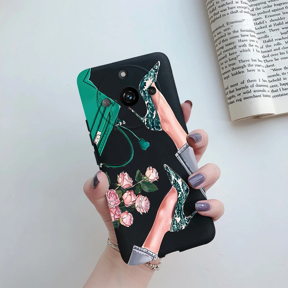 Stylish Pretty Girl Soft TPU Phone Case - Realme 11 Pro+ Collection