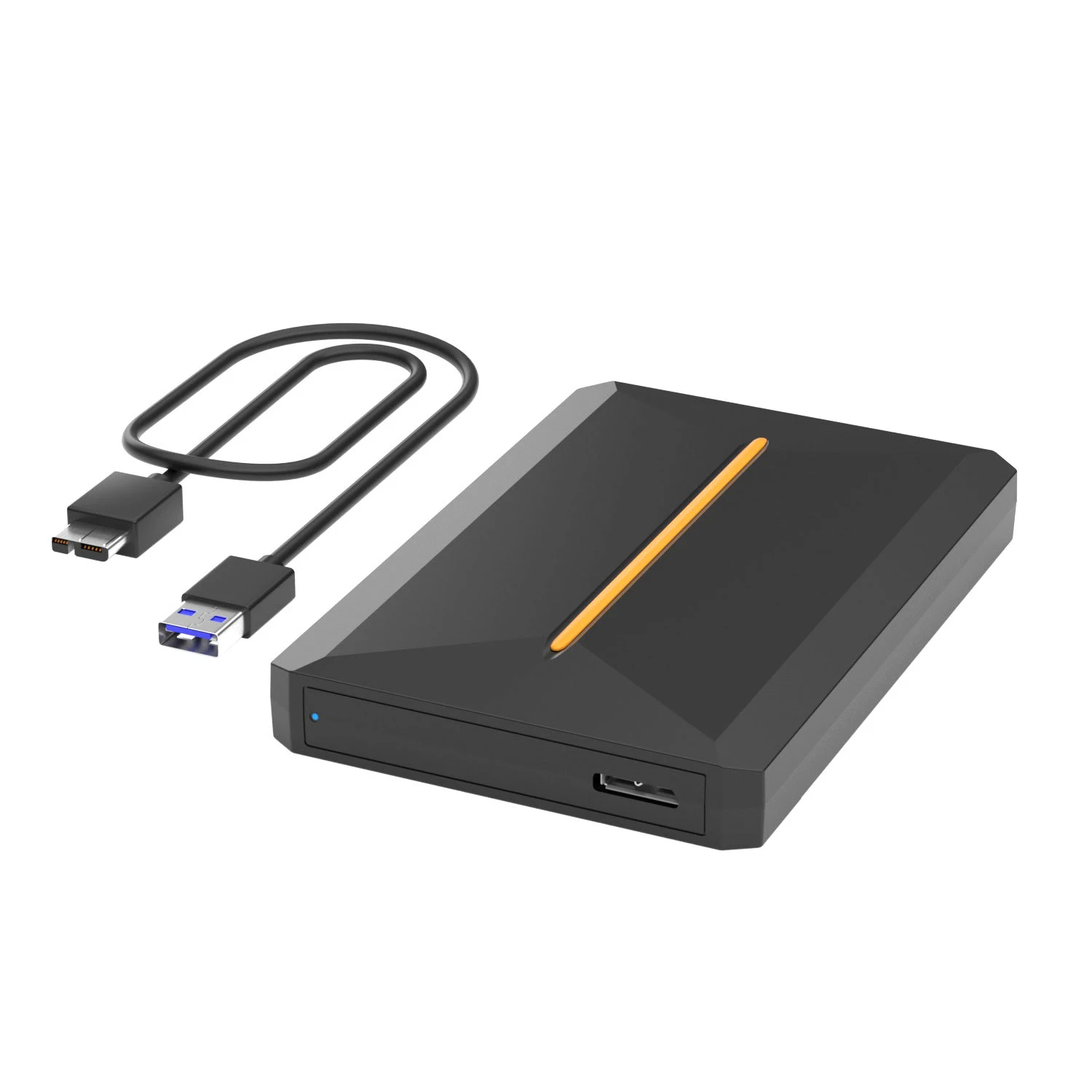 UTHAI 고속 5GBbps 휴대용 USB3.0 SATA 외장 하드 드라이브 박스(2.5인치 노트북 하드 드라이브용)