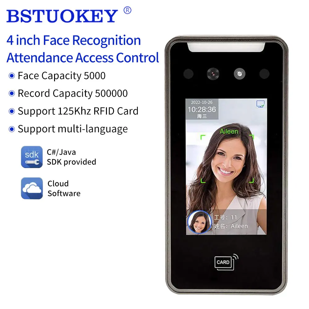 TCP/IP WiFi AI 얼굴 얼굴 인식 시간 출석 액세스 제어 기계 RFID 카드 판독기 전기 Empolyee 레코더 시스템 -  AliExpress