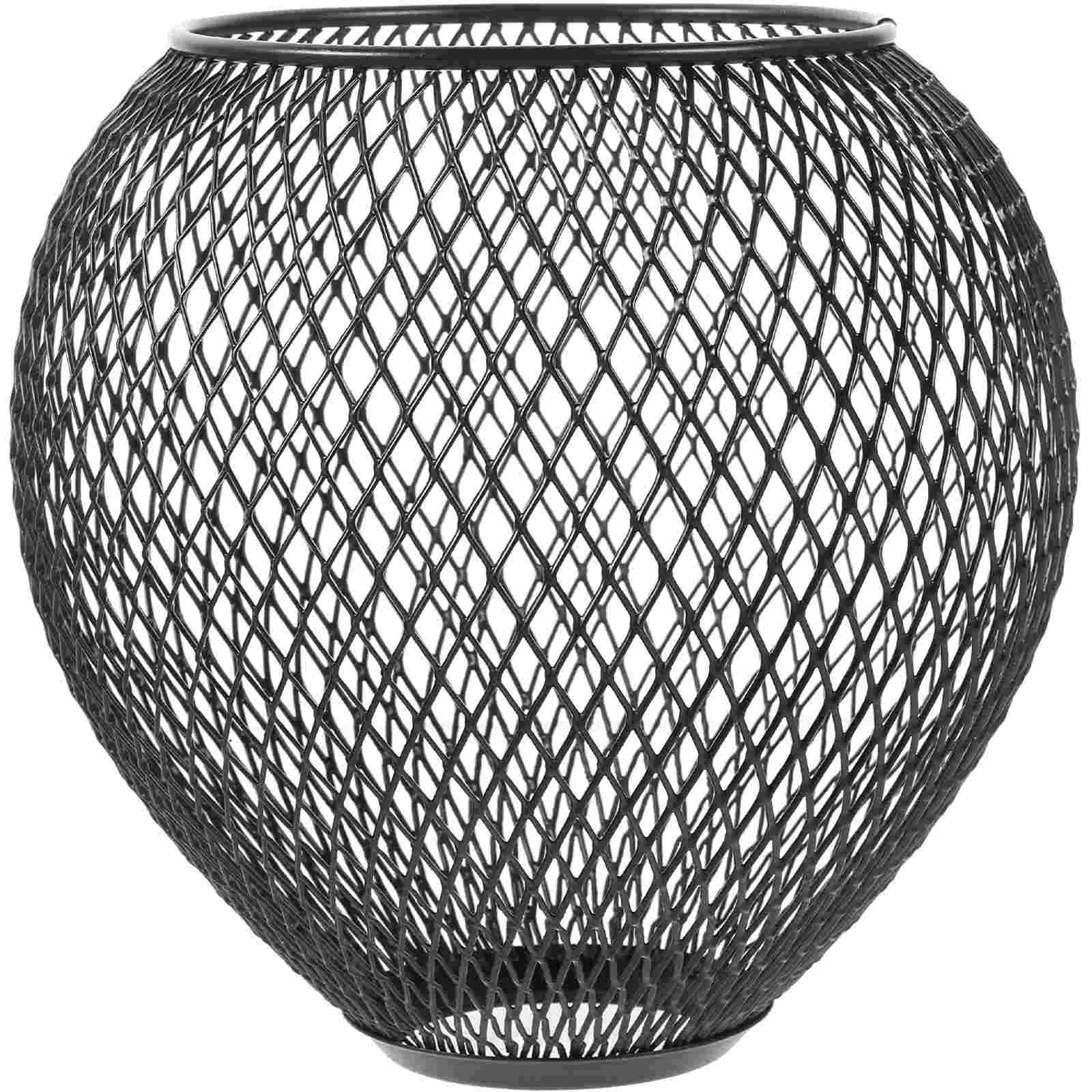 

Кованый железный абажур, полый потолочный светильник, накладка на клетку, защитные фонари, винтажные блокирующие оттенки, сетка для дома