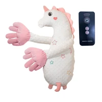 Comfortable Baby Soothing Hand Toy Head Up Practice Pillow Support Remote Control Operation for Newborns 2
