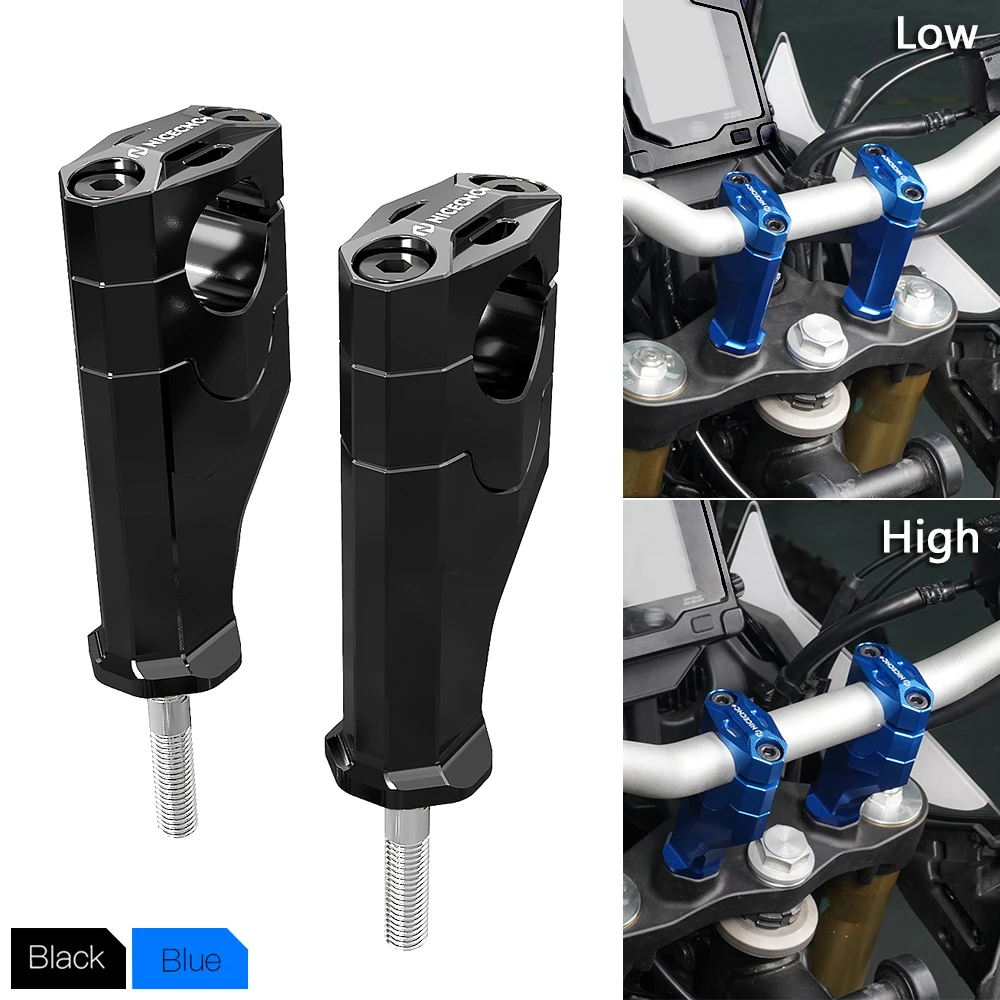 For 2022 Yamaha Tenere 700 World Raid Motorcycle 20mm Handlebar Risers