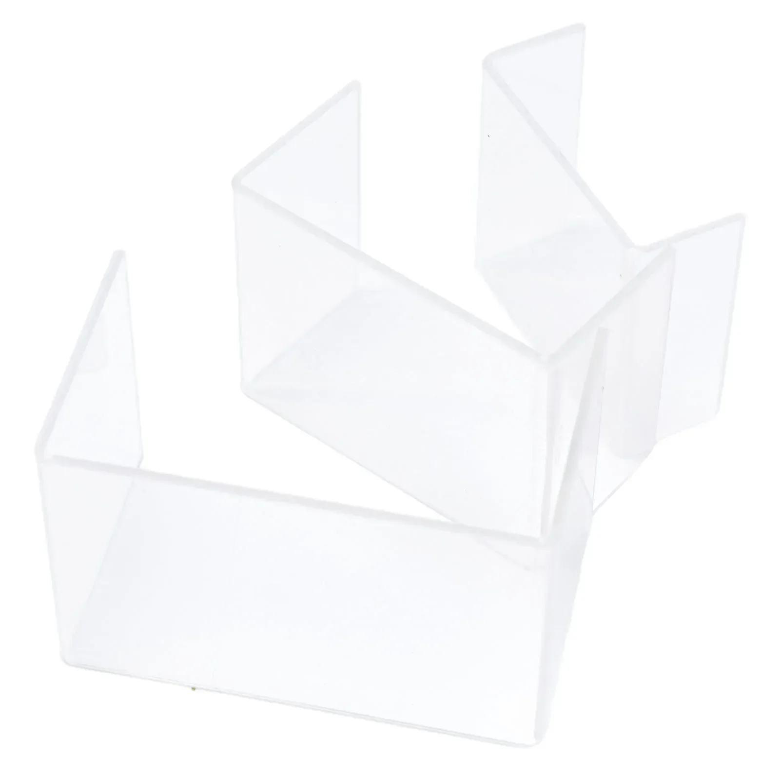 3pc Square Acrylic Clear Display Stands Showcase Set Jewelry Makeup Holderfor Displaying Merchandise Set Ups Decorative 4