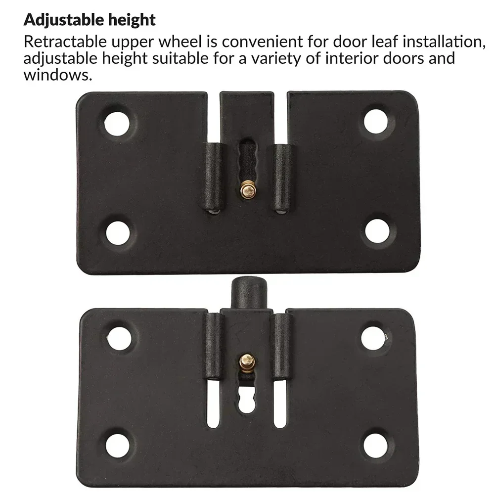 1 Set Sliding Door Rollers Mute Nylon Wheels Gear Track Kit 30mm Furniture Roller Wheel Sliding Door Runner For Wardrobe Cabinet