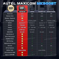 2025 Autel MaxiCOM MK900BT MK900-BT Code Reader Automotive Car Diagnostic Scan Tools CAN FD/DoIP Auto OBD2 Scanner PK MK808K-BT 2