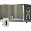 Emerson MWG1191SB Countertop Microwave Oven,1100W,10 Power Levels,Glass Turntable and Child Safe Lock,1.1 Cu. Ft,Stainless Steel 1
