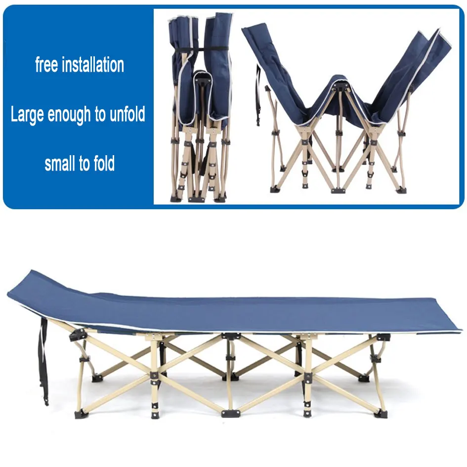 Folding Bed Single Person Office Nap Marching Escort Portable Household