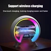 X63 Wireless Charger Colorful Atmosphere Light High-Quality Sound Long Battery Life Bluetooth Speaker Alarm Clock Time Display 2
