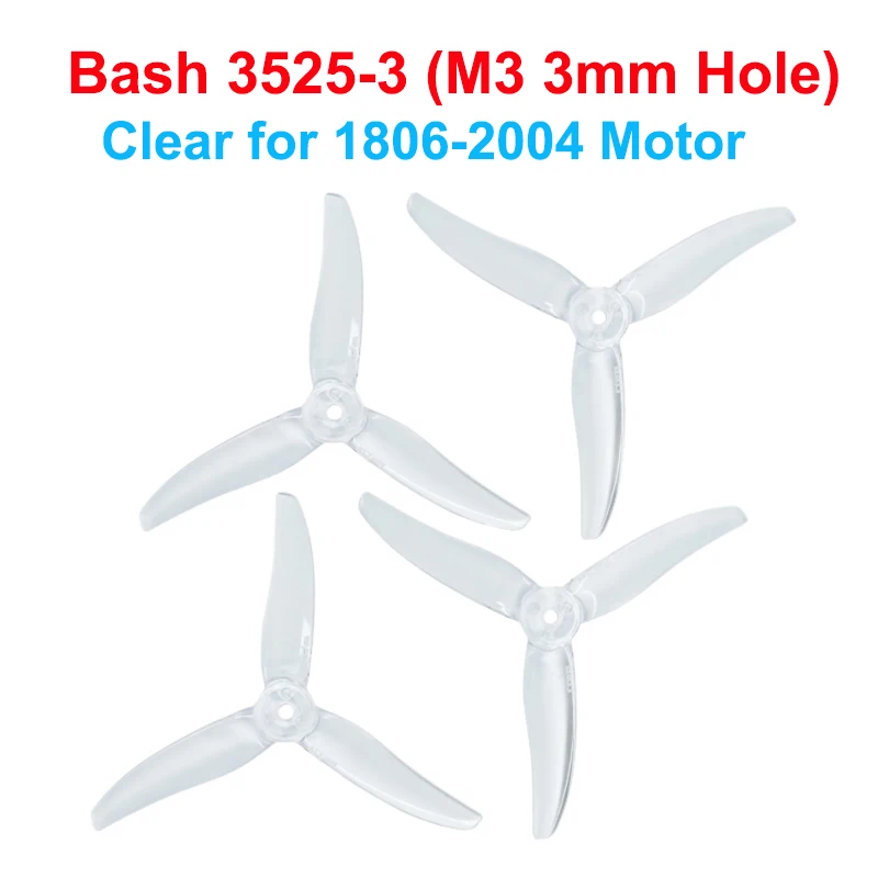 GEMFAN Hurricane Series 3-Blade FPV Racing Drone Propellers - CW/CCW
