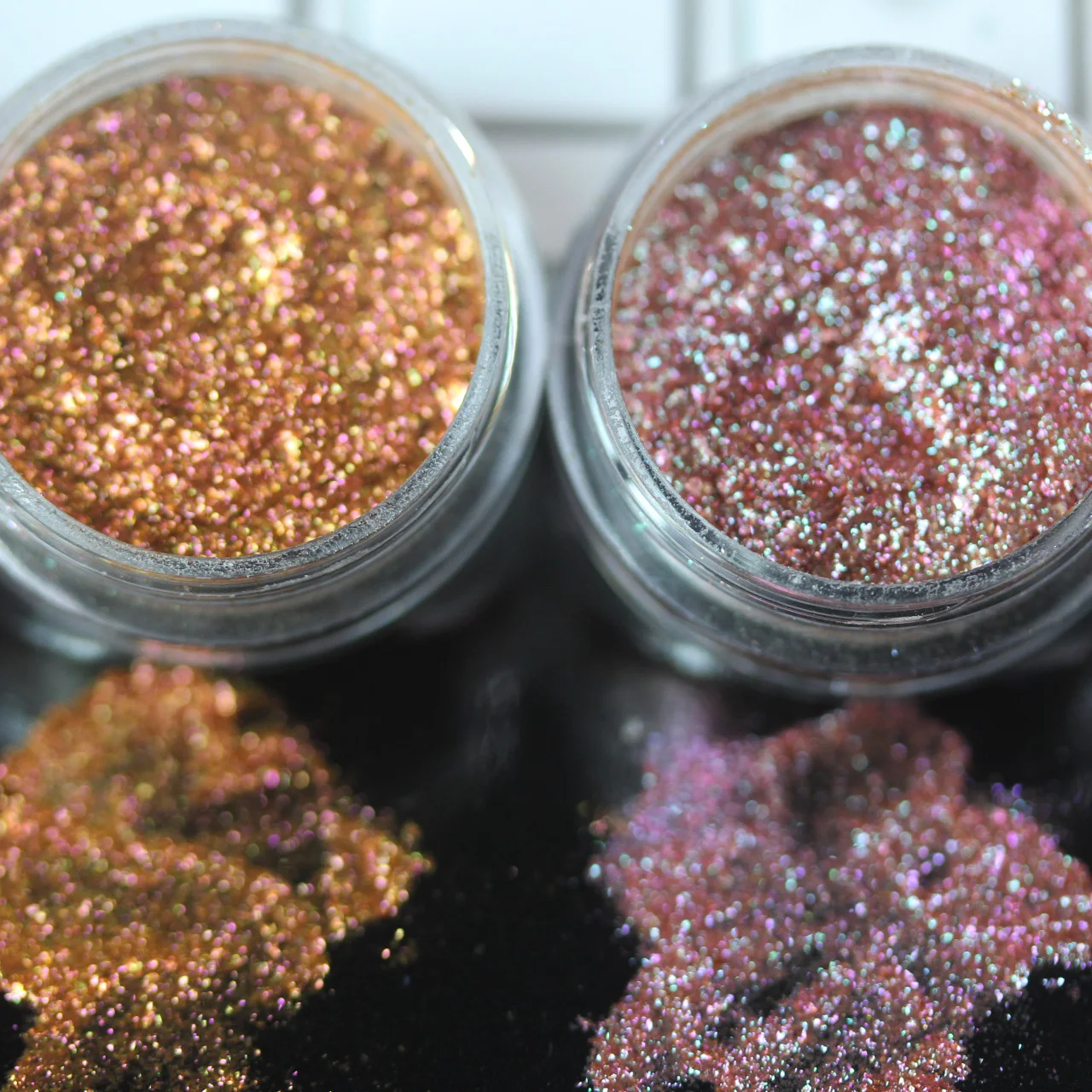Nail Pigment Duochrome Chameleon Powder Holographic Shinging Rubbing Pigments High-Gloss Manicure Dust for Soap Making Cosmetics Nail Polish