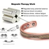 Vinterly Pure Copper Bracelets Female Magnetic Twisted Adjustable High Magnets Braided Open Cuff Bangles Resizable Jewelry Women 5