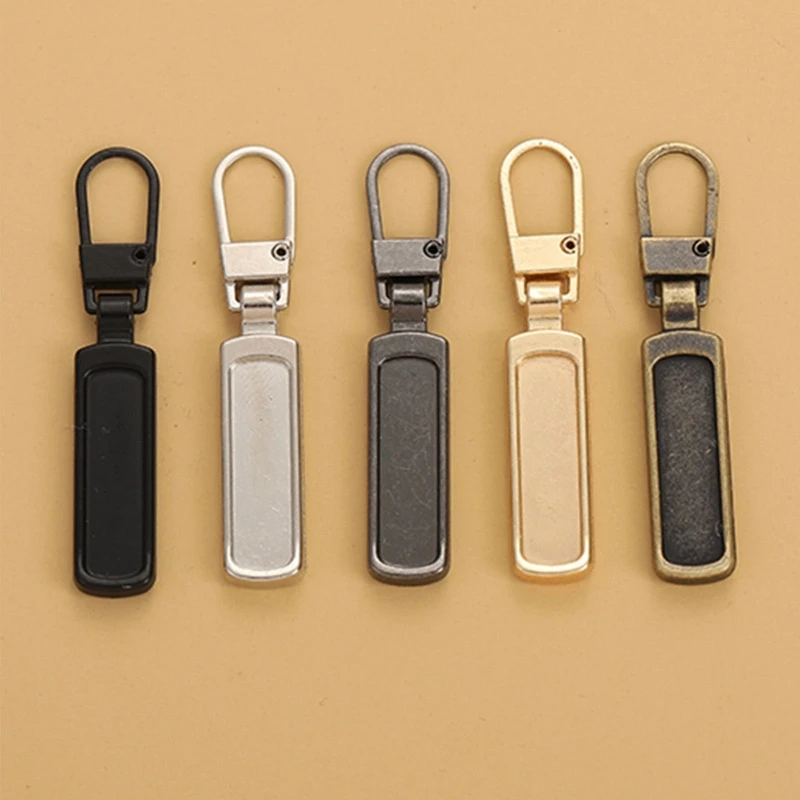

634C Metal Zipper Fixer Repair Replacement Pullers Detachable for Backpack Bags Coat