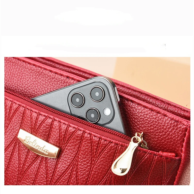 Women Bags Multiple Zipper Fashion Trend Ladies Crossbody Shoulder Messenger Cute Side Hand Bag Purse Luxury Design 4