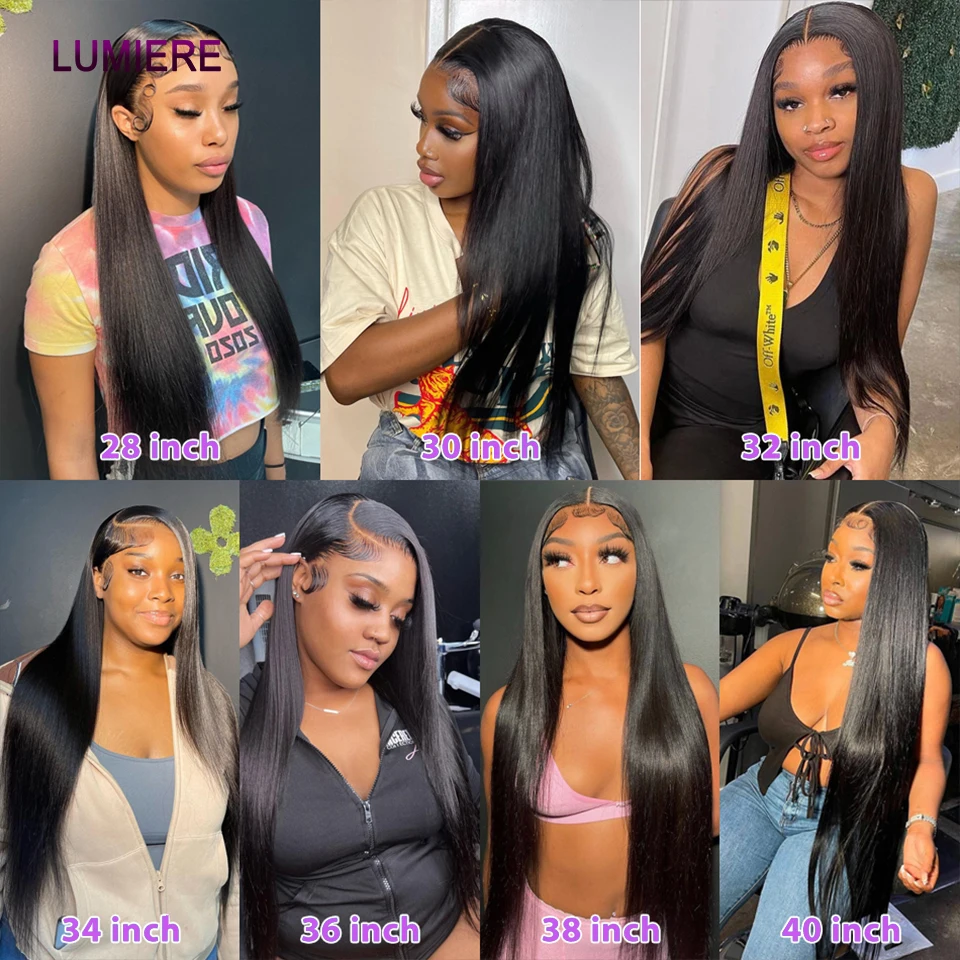 Peruvian Bone Straight Hair Bundles Deal Natural Straight Human Hair Bundle 8-40 Inch Raw Human Hair Extensions For Black Women 3