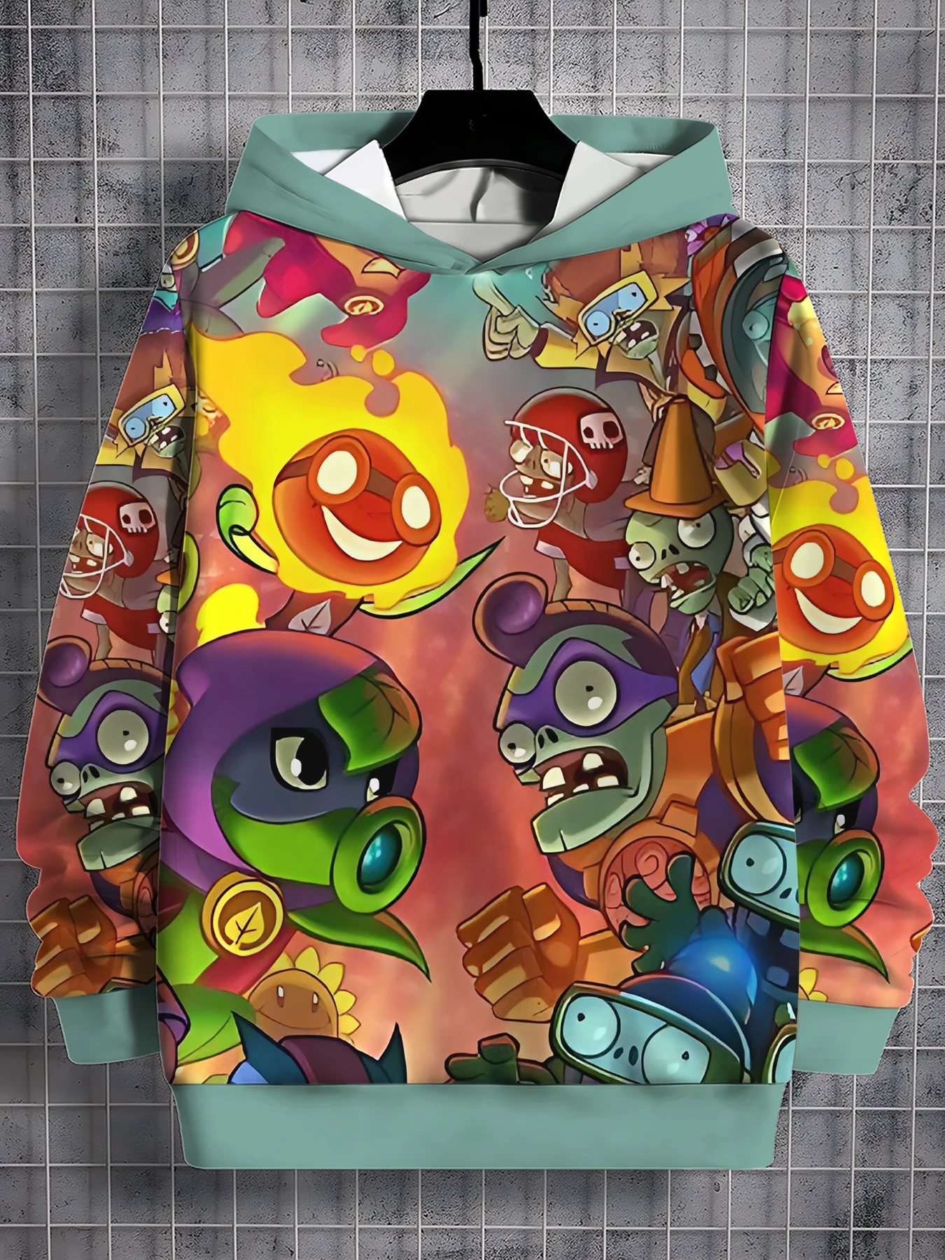 HOT Game p-Plants vs. Zombies 3D Print All Seasons Children Casual Sweatshirt Cool Pullover Tops Unisex Clothes Boy Girl Hoodies 6