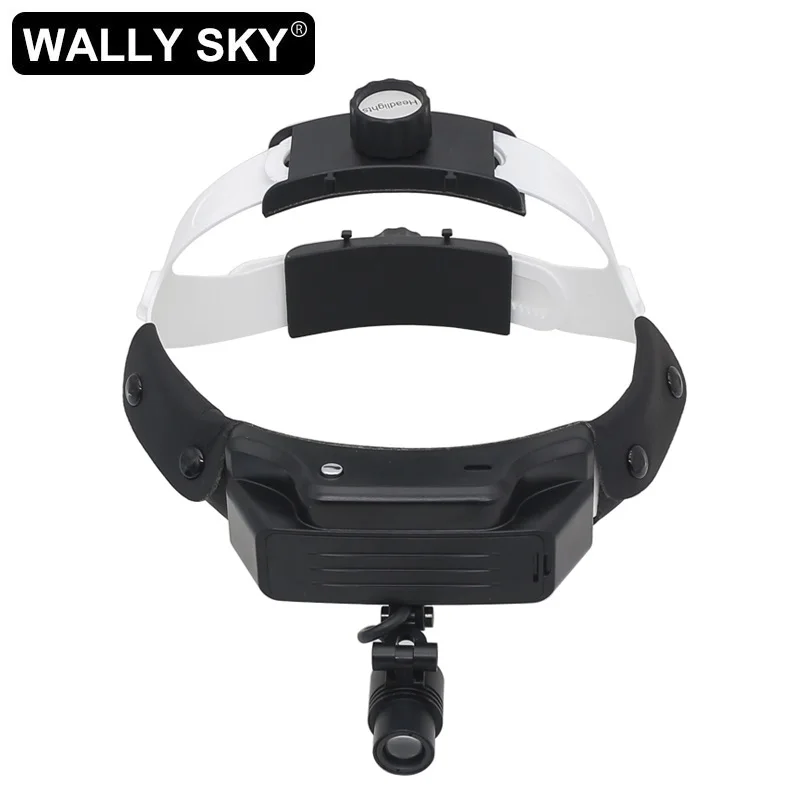 3w Dental Headlight Led Headband Lamp Headwearing Light With Rechargeable Battery Brightness