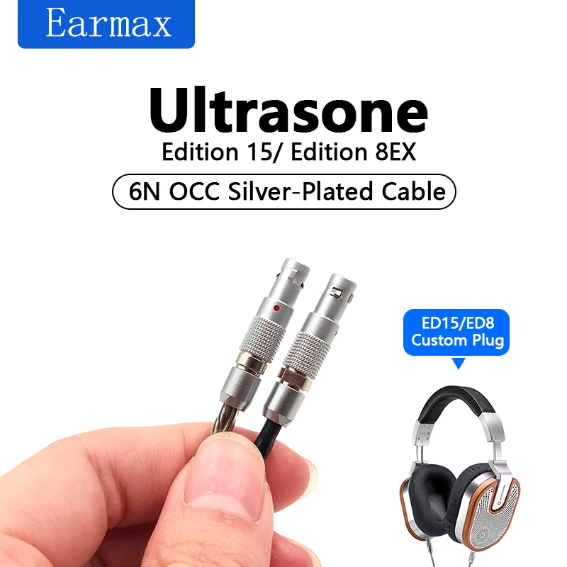 For Ultrasone Edition 15 Edition 8EX Earphone Replaceable 16 Core 4.4mm  2.5mm Balanced Upgrade Audio Cable