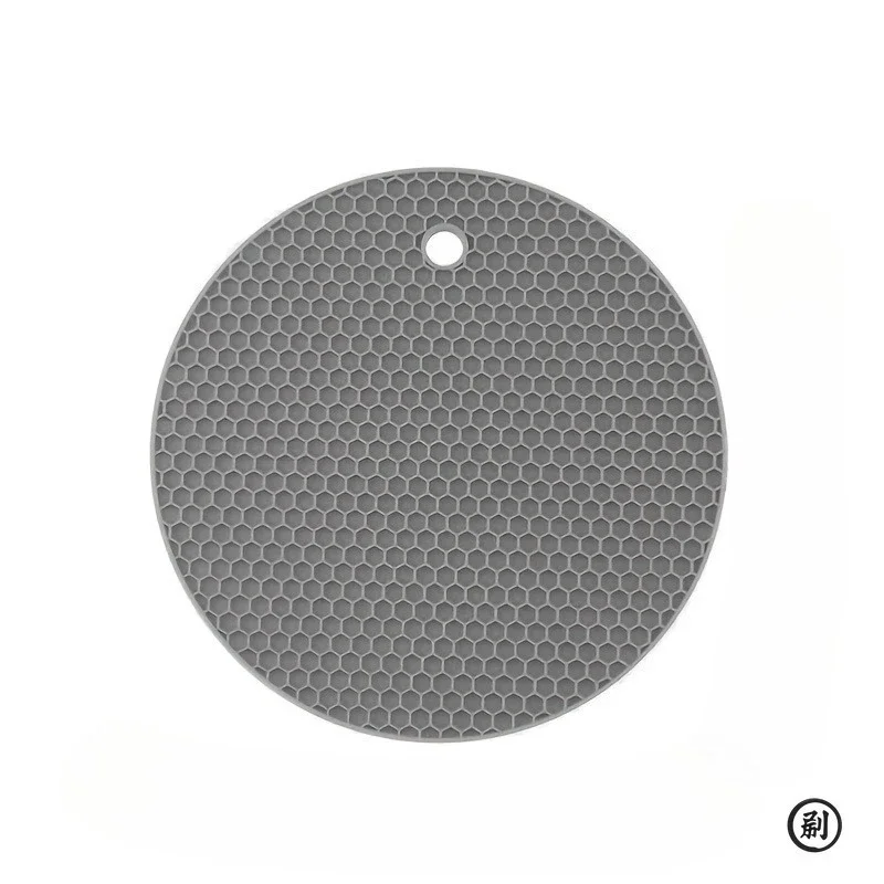 Household Kitchen Silicone Anti Scalding 1PC Mat Pot Rack Countertop Protection Heat-resistant Anti Slip Circular Silicone Mat