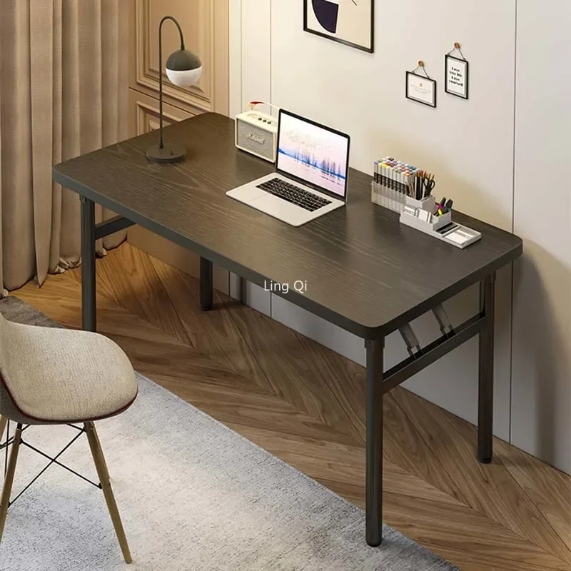 Free Shipping Black Office Desk Standing Organizer Vanity Bedroom Computer Desks Organizer Cute Mesa Escritorio Dining Room Sets black executive office desk storage vanity mid century modern computer desks secretary organizer bureau meuble dining room sets