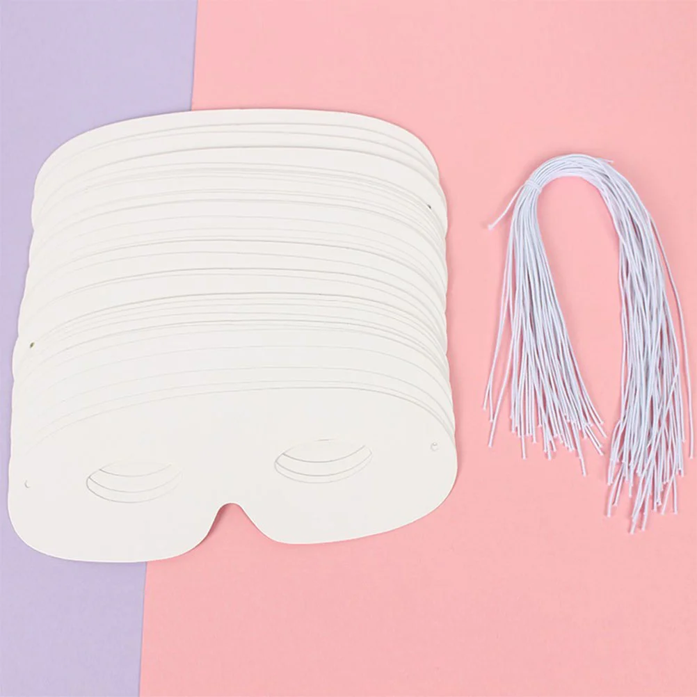 

Самодельные маски из белой целлюлозы, Индивидуальные пустые маски с ручной росписью