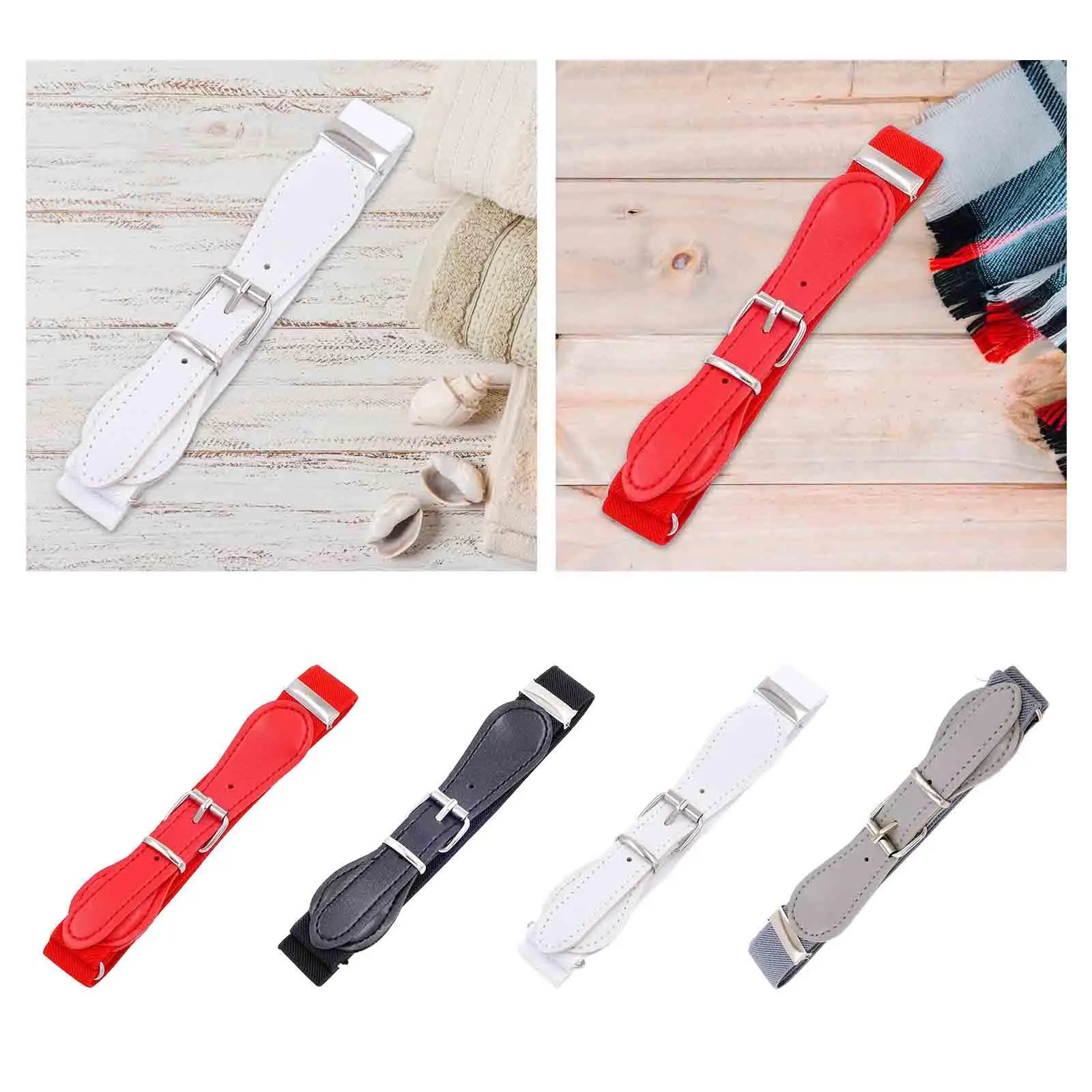 Cinturón para niños, cinturón elástico ajustable, accesorios de ropa decorativos elásticos a la moda, cinturón de vestir para niñas y niños, vestidos para niños Kids Belt Elastic Adjustable Waist Belt Fashion Stretchy Decorative Clothing Accessories Dress Belt for Girls Boys Kids Dresses