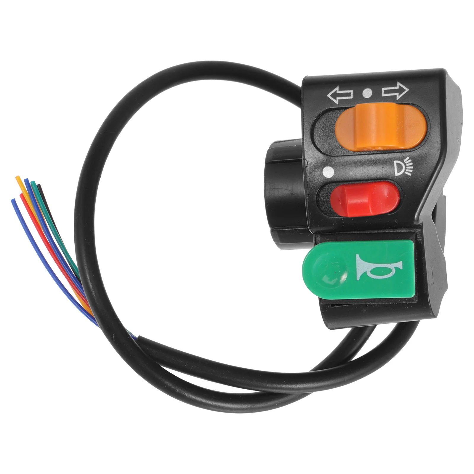 

Motorcycle Switch Horn Turn Signals Control Controls Universal Light Headlight Plastic