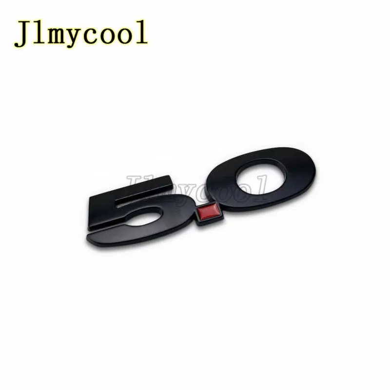 2 قطعة ثلاثية الأبعاد سيارة معدنية ملصق أسود فضي 5...