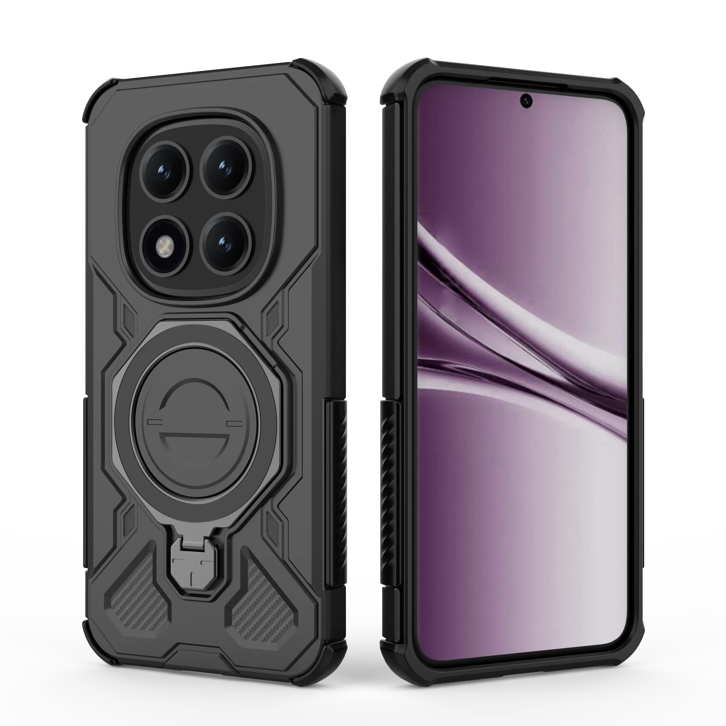 Magnetic Ring Armor Shockproof Case