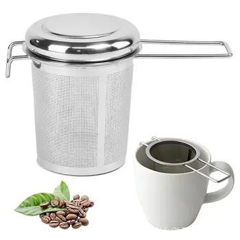 304 Stainless Steel Collapsible Tea Strainer 1