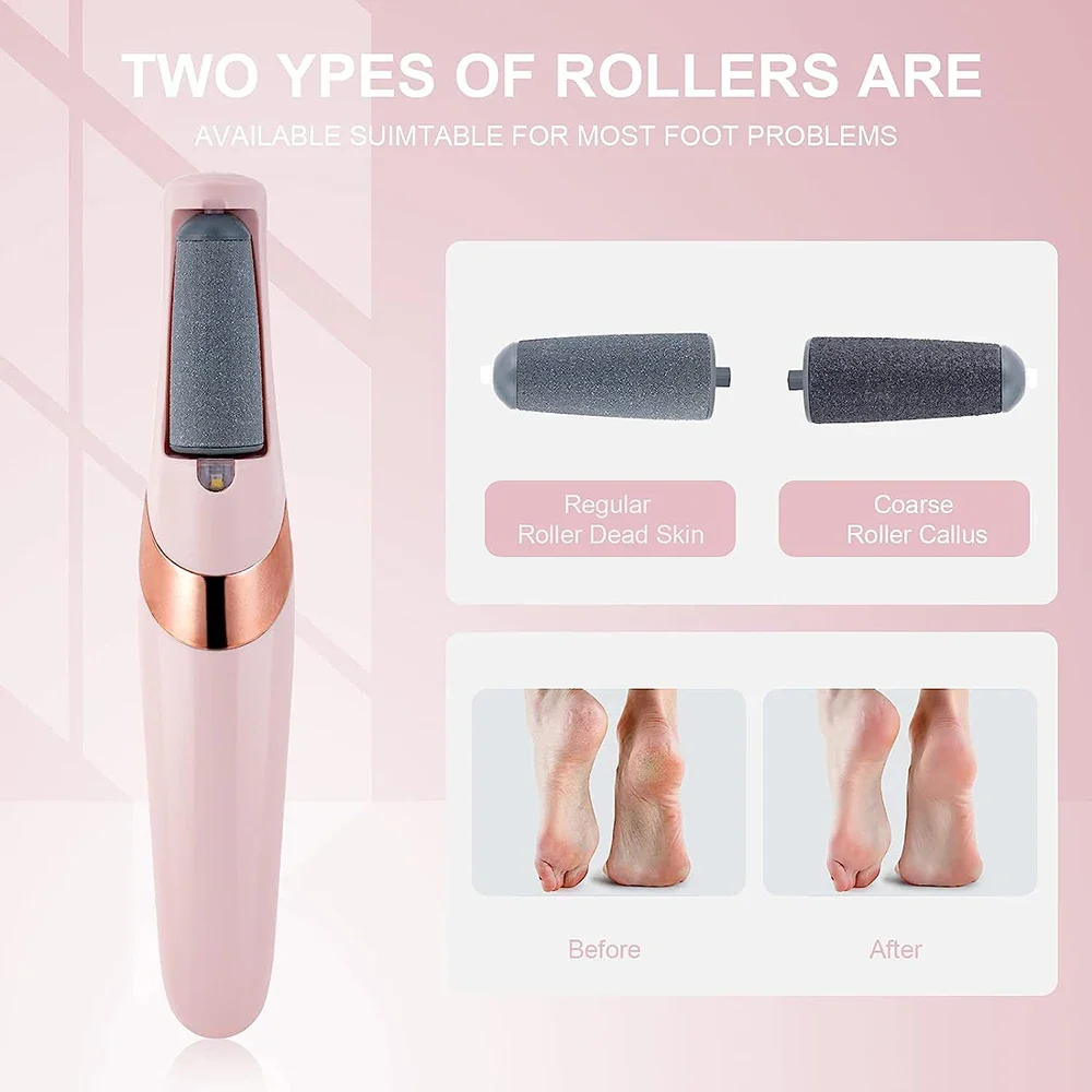 Electric Foot Callus Remover Electric Foot Callus Remover Rechargeable Scrubber Grinder Professional Pedicure Feet Care